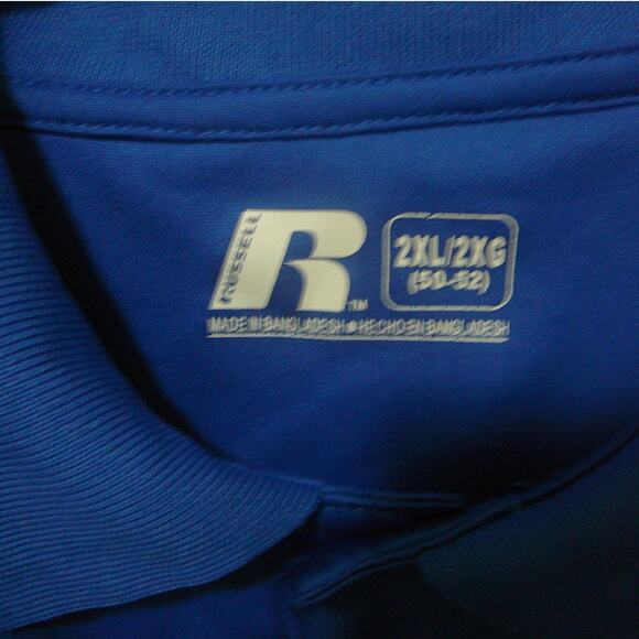 University of Florida Gators Mens Russell Polo Style  Shirt 2XL Gator logo - Picture 5 of 6